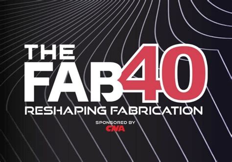 top 40 metal fabricators|The Fabricator's 2024 FAB 40.